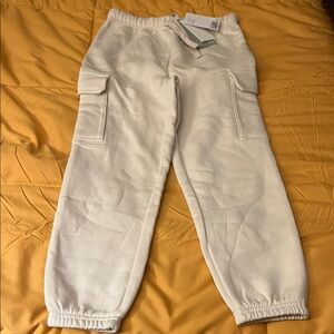 H&M Kids Cream Joggers with Pockets